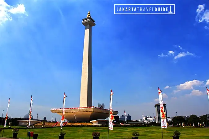 Monas seen across Merdeka Square