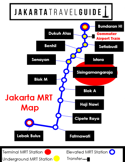 Sising Jakarta MRT Map 