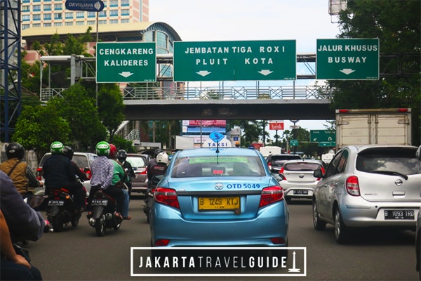 Blue Bird Taxi in Jakarta