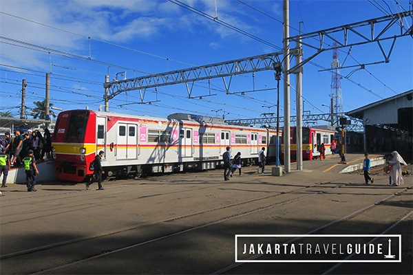 KRL Train arriving at Stasiun Bogor.