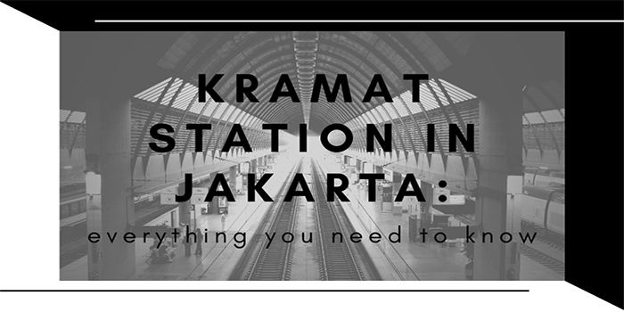 Kramat Station in Jakarta