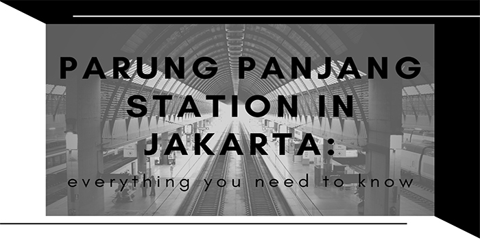 Parung Panjang Station in Jakarta